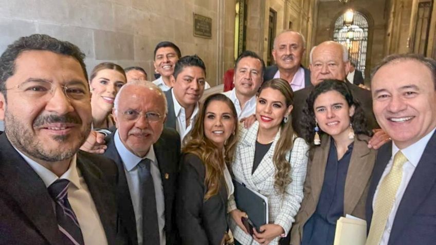 Evelyn Salgado participa en reunión de gobernadores con el presidente López Obrador