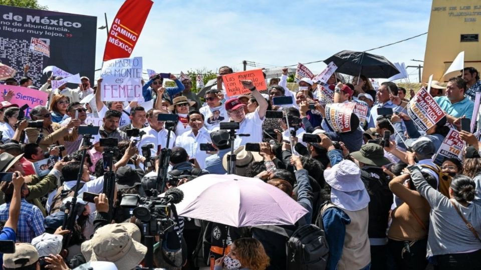 Marcelo Ebrard inicia gira nacional en Tlaxcala para adherir a sus simpatizantes a su nuevo movimiento político.