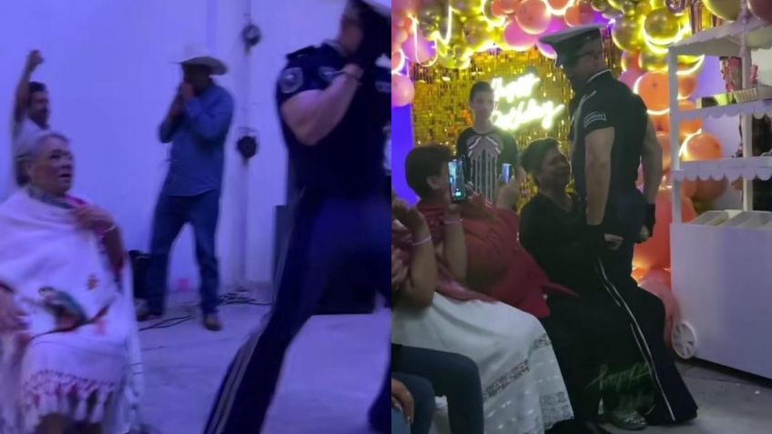 VIDEO: abuelita celebra sus 80 años con una fiesta temática de "solo para mujeres" junto a sus amigas