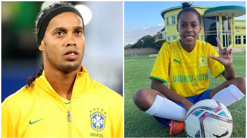 Miche Minnies, delantera sudafricana, se vuelve viral por ser "la hija perdida de Ronaldinho"