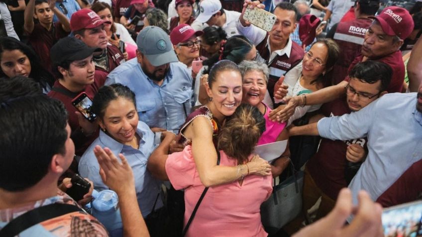 Claudia Sheinbaum : "Queremos una mayoría muy amplia para seguir transformando los detinos de la nación"