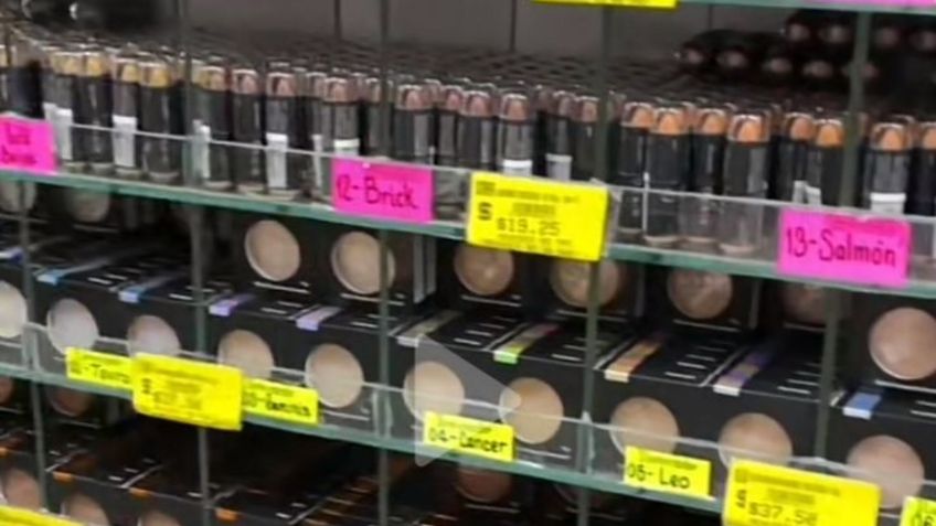 Hallan en la CDMX una enorme bodega donde los maquillajes, delineadores y labiales buenos están en 19 pesos