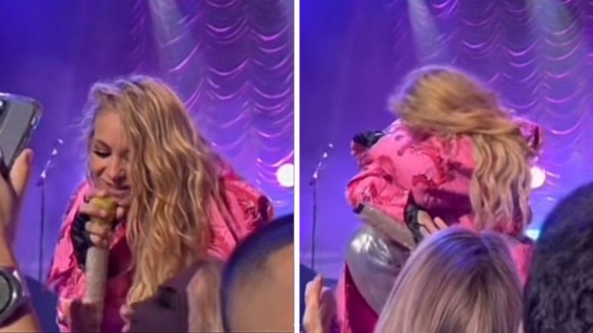 Paulina Rubio rompe el llanto en pleno escenario por este inesperado motivo