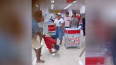 VIDEO: se mete a robar al supermercado, termina humillado y linchado