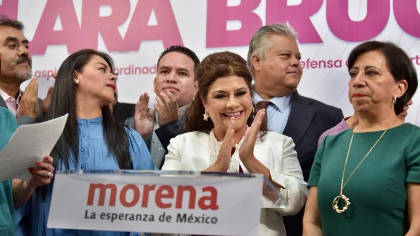 Clara Brugada se registra para competir por la CDMX: "Tengo experiencia, y el respaldo de la mayoría"