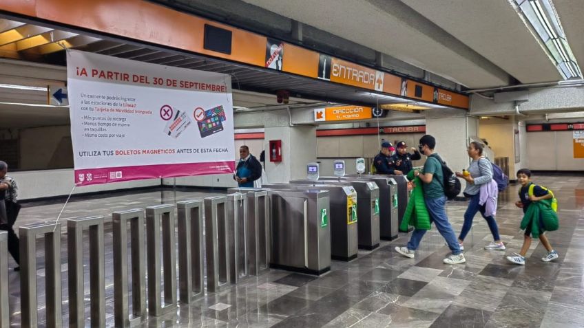 El fin de una era: la Línea 7 del Metro cobrará solo con la Tarjeta de Movilidad Integrada