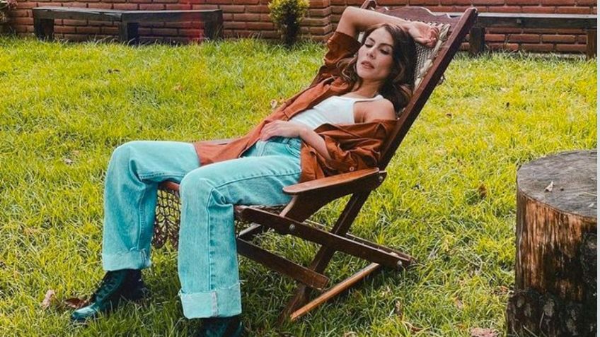 María León usa el suéter pijama más coqueto y abrigador para la temporada de otoño | FOTOS