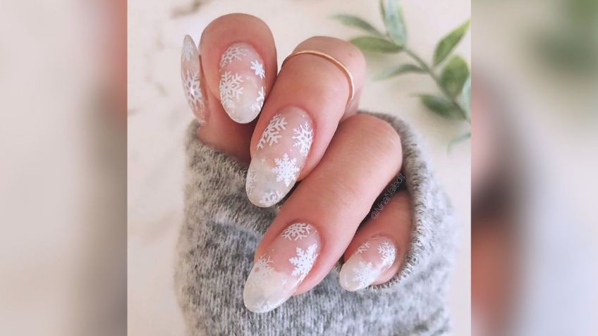 Uñas de nieve: colores, diseños y tendencias que se usarán en Navidad