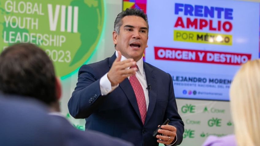 Alejandro Moreno promociona el Frente Amplio por México en España