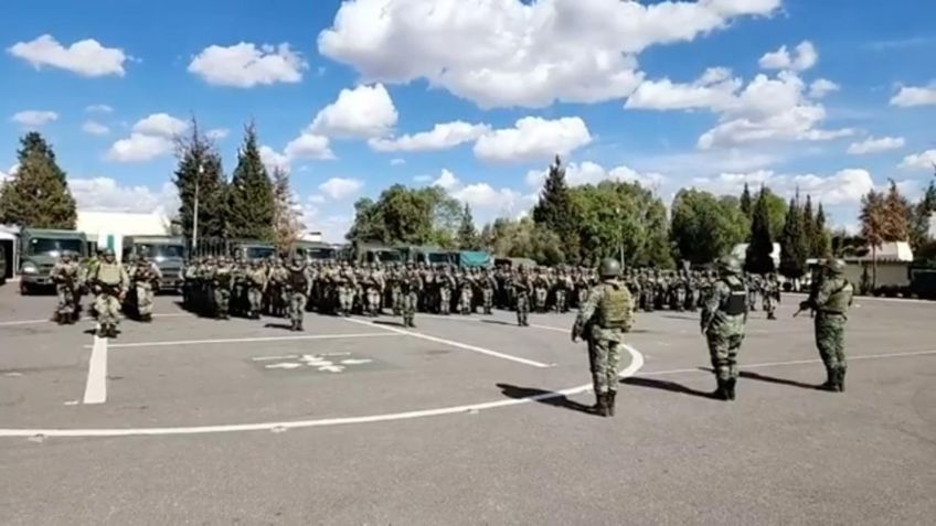 Llegan a Zacatecas 500 soldados de fuerzas especiales para reforzar la seguridad