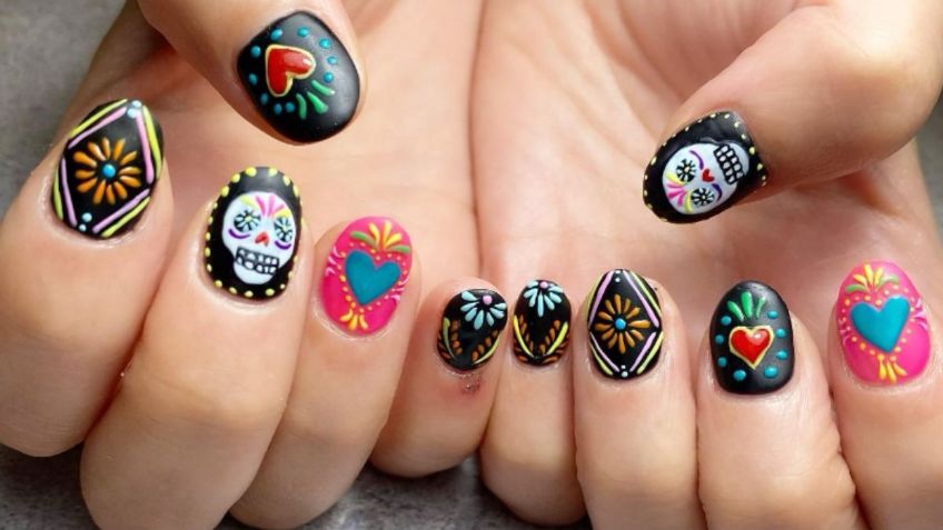 Uñas para Halloween y Día de muertos que debes probar en este octubre 2023