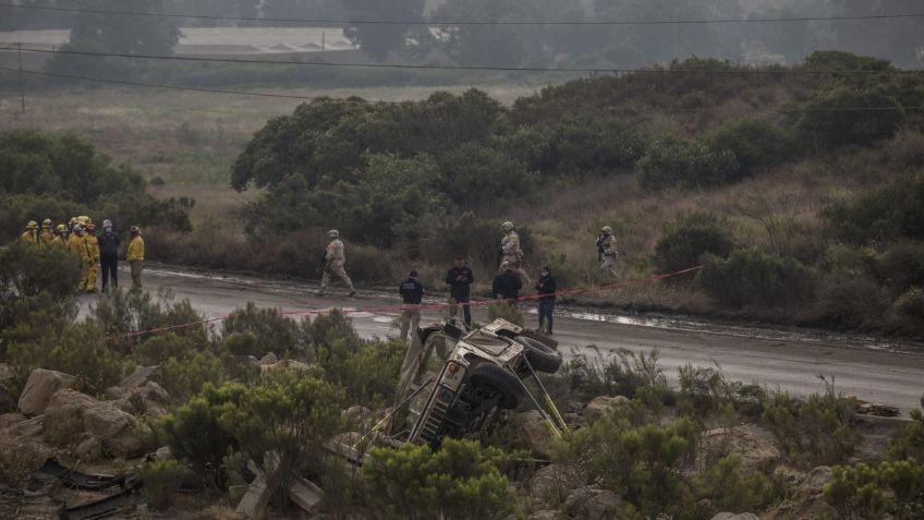 Vuelca camión de transporte militar en la sierra de Durango, hay 12 soldados heridos