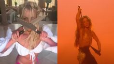 Britney Spears asegura que solo trató de imitar a Shakira al bailar con cuchillos: "no son de verdad"