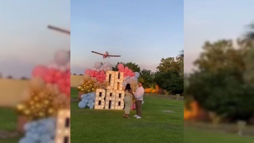 VIDEO: Trágica revelación en babyshower cobra la vida de un piloto de avioneta