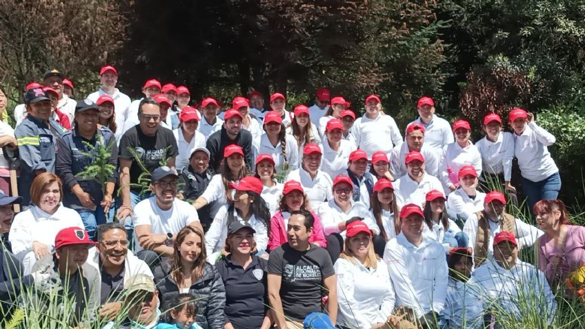 Cuajimalpa y Banorte reforestan 500 árboles en el paraje La Loma