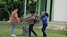 VIDEO: captan pelea entre estudiante y guardia de seguridad en una escuela de Villahermosa