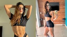 María León enloquece Instagram con su rutina de peso para tener un abdomen plano