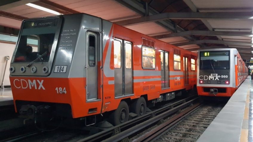 Hombre baja a las vías del Metro de la CDMX y se interrumpe el servicio en la Línea 4