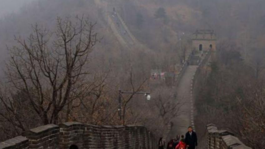 Intentan hacer un agujero con excavadora en la Muralla China para encontrar un atajo, hay 2 detenidos