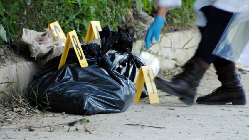 Macabro hallazgo: encuentran bolsa de basura con restos humanos en Tlalnepantla