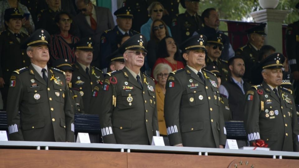 La ceremonia magna dio inicio con la proyección del video titulado Bicentenario del Estado Mayor, “200 años de historia y tradición”