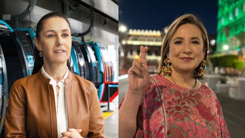 Claudia Sheinbaum vs Xóchitl Gálvez: cómo han tratado las encuestas a las abanderadas del FAM y Morena