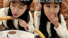 Coreana prueba los churros con chocolate caliente por primera vez y su reacción sorprende en redes