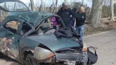 Niña de 5 años muere prensada en un auto tras fuerte choque contra un árbol en Argentina