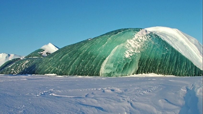 ¿Hielo de arcoíris? Así son los icebergs con rayas de colores de la Antártida: FOTOS