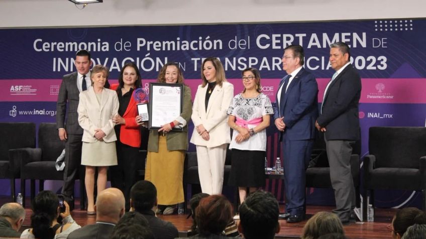 Secretaría de Mujeres CDMX gana premio por Innovación en Transparencia