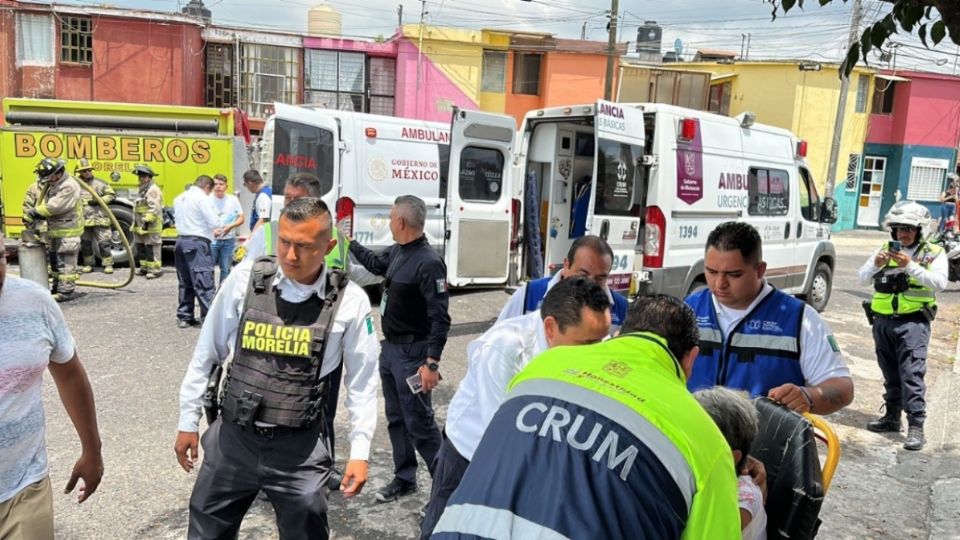 Hasta el sitio llegaron elementos de los cuerpos de emergencia para brindar atención a las víctimas.