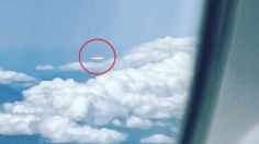 ¿Ovni a la vista? Azafata capta en video una extraña figura luminosa entre las nubes