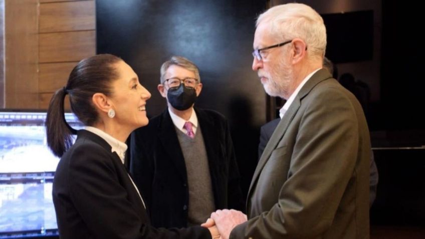 Jeremy Corbyn felicita a Claudia Sheinbaum por su triunfo en Morena