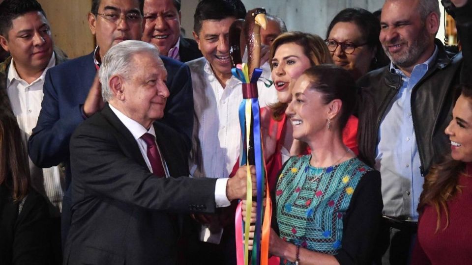 El presidente le dio el relevo a la exjefa de Gobierno de la Ciudad de México