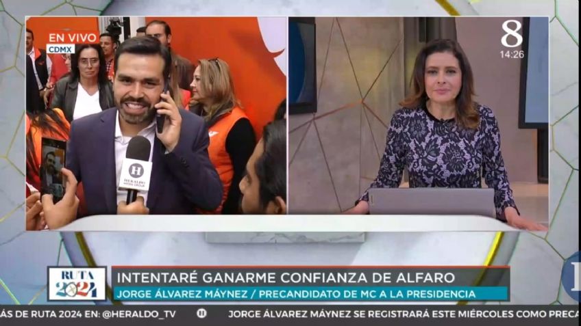 Será un orgullo contender contra dos mujeres: Álvarez Máynez en primera entrevista como precandidato