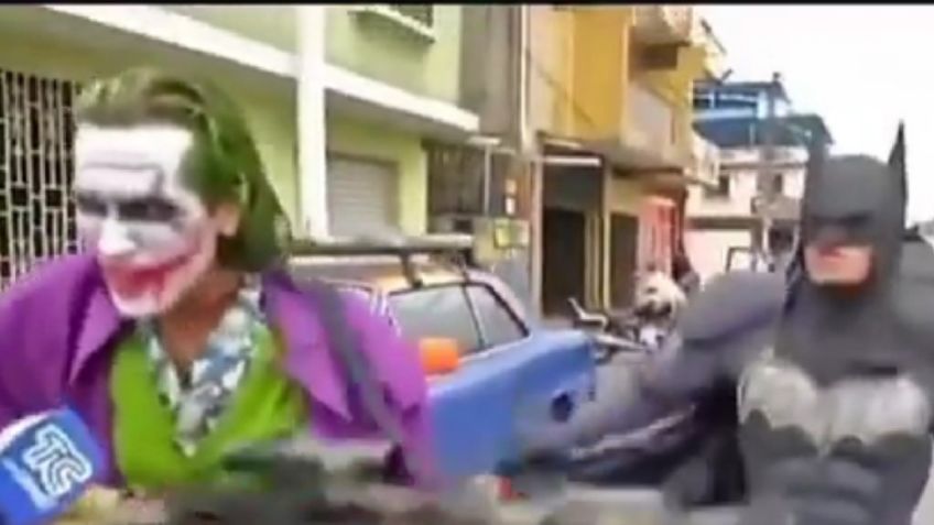 VIDEO: Batman y El Guasón salen a defender las calles de Ecuador en plena crisis de violencia