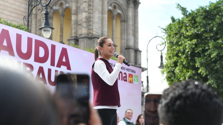 Claudia Sheinbaum hace labor de convencimiento en Guanajuato para arrebatarle su bastión al PAN