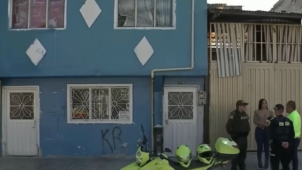 Fachada de la vivienda en donde se cometió el crimen, en la localidad de Kennedy, ubicada en la ciudad de Bogotá.