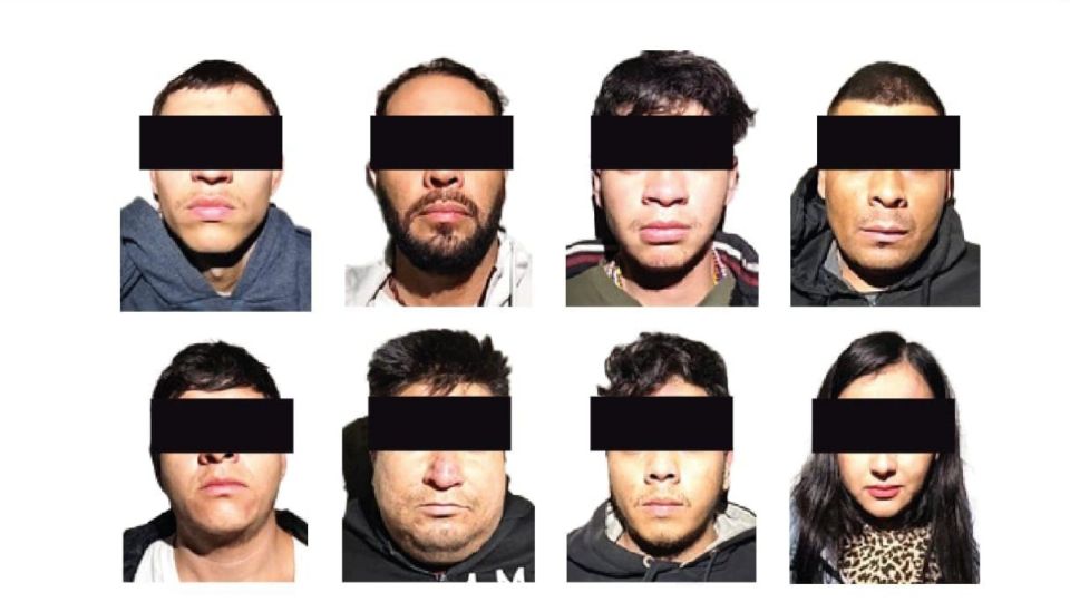 Detuvieron a 8 personas en una persecución