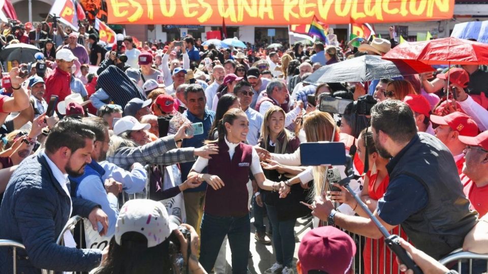 Claudia Sheinbaum, visitó Ciudad Hidalgo Michoacán