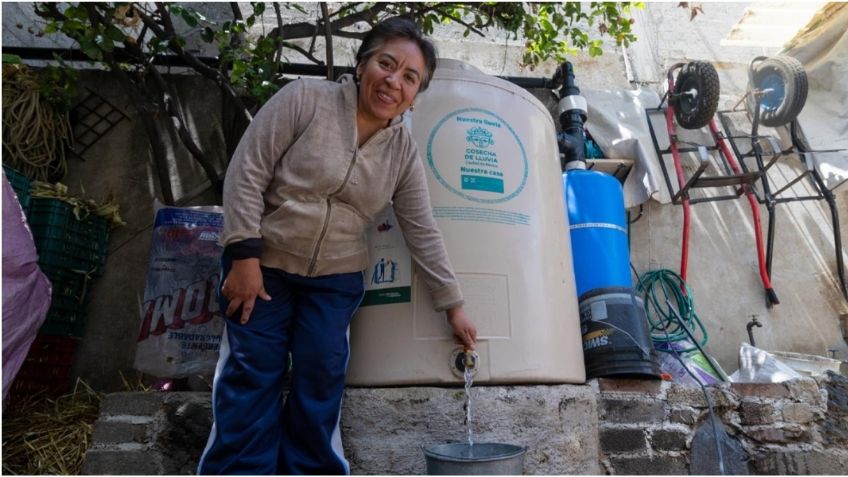 Crisis de agua en CDMX: así puedes conseguir un sistema de captación de lluvia GRATIS