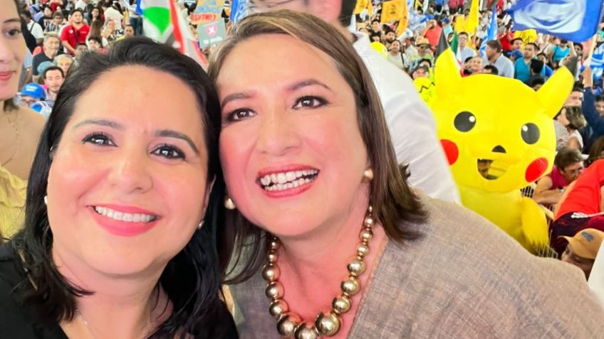 Mayuli Martínez acompaña a Xóchitl Gálvez en su visita por Quintana Roo