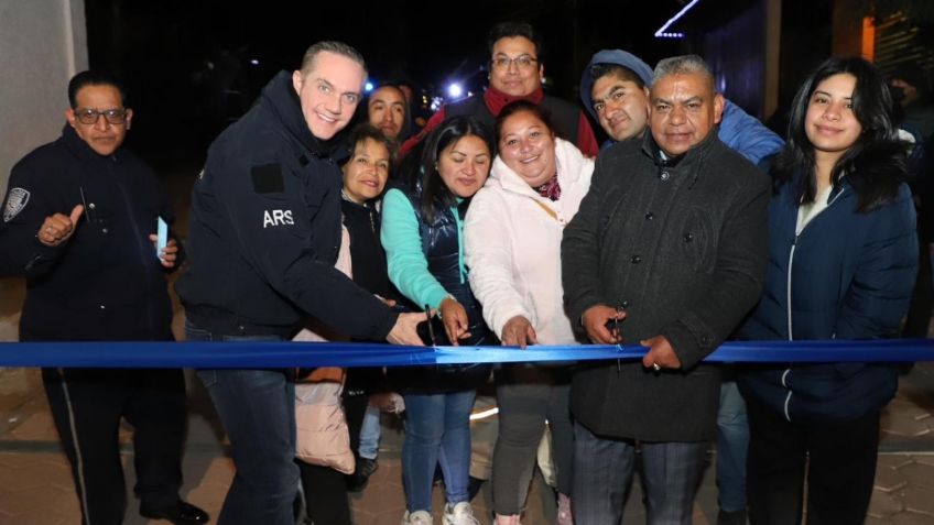 Rubalcava inaugura calle Puerto Las Cruces en Cuajimalpa