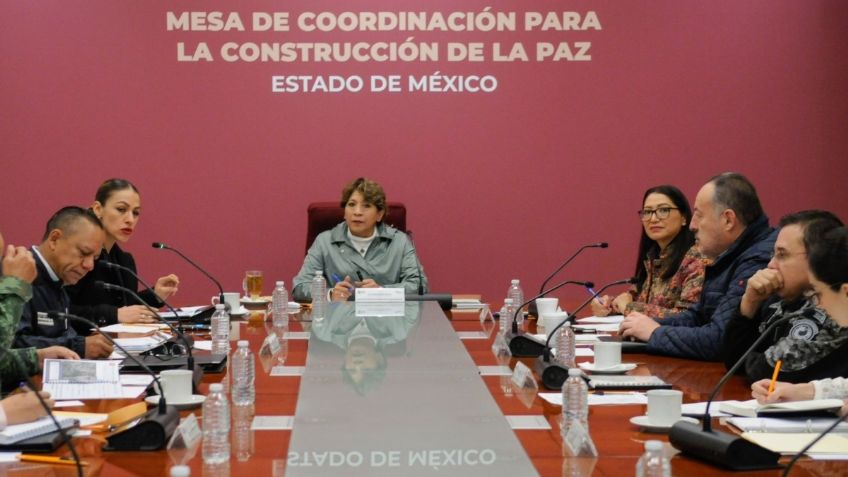 Delfina Gómez encabeza la Mesa de Coordinación para la Construcción de la Paz en el Estado de México