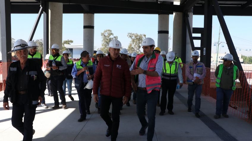 Sobse y autoridades mexiquenses supervisan obras de CETRAM Indios Verdes