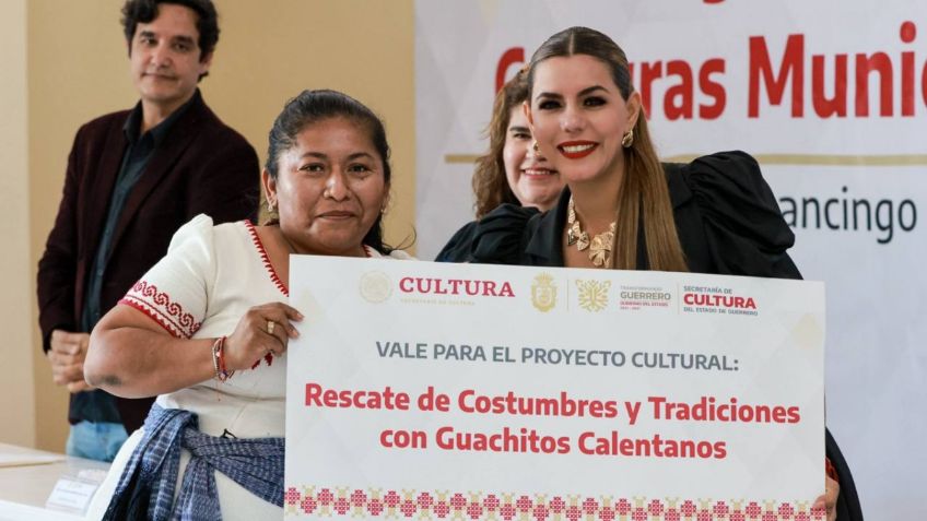 Evelyn Salgado entrega de 3 mdp en apoyos del programa de culturas comunitarias y municipales 2023