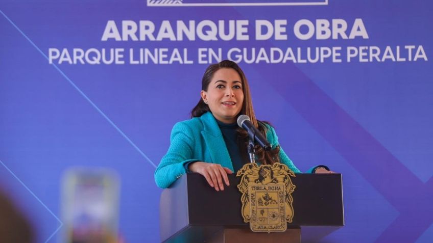 Con una inversión de 27.1 mdp, Tere Jiménez pone en marcha trabajos en el parque lineal del Guadalupe Peralta