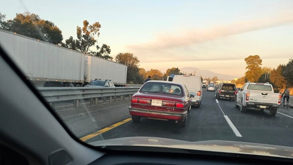 Hay tráfico pesado en la zona.