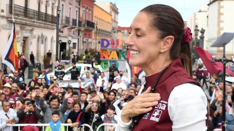 La candidata de Morena a la Presidencia visitó Durango este martes