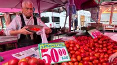 Jitomate tiene su precio más barato en la Central de Abasto, lo ofrecen en 45 pesos el kilo